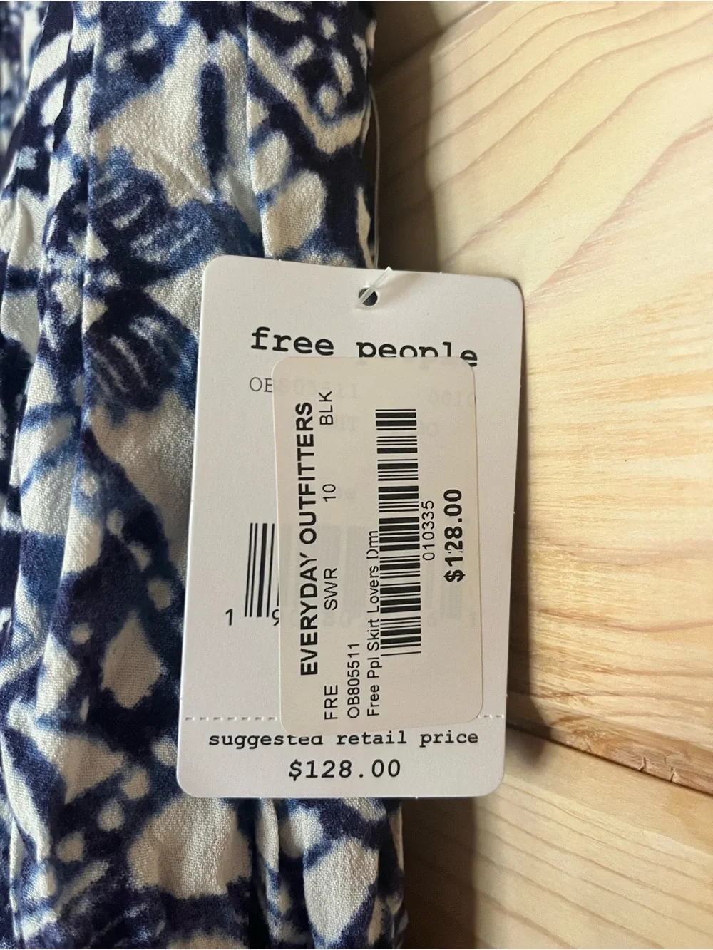 NWT Free People Lovers Dream Midi Skirt Size 10